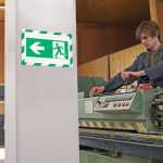 Durable Info-Rahmen A4 gn/ws 2St DURAFRAME® SECURITY selbstkl.