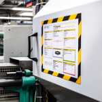 Durable Info-Rahmen A4 ge/sw 5St DURAFRAME® SECURITY magn.