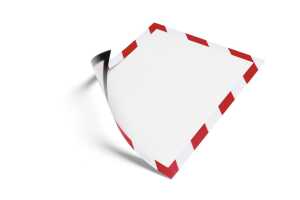 Durable Info-Rahmen A4 rt/ws 5St DURAFRAME® SECURITY magn.