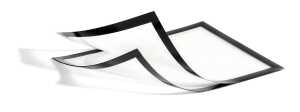 Durable Info-Rahmen A4 sw 2St magn. DURAFRAME® magnetic plus