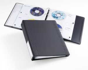 Durable CD/DVD Ringbuch d gr mit 10 Hüllen für 40 CDs/DVDs