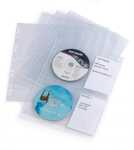 Durable CD Hülle A4 tr 10St für 4 CDs passend f...