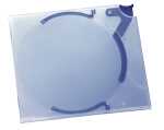 Durable CD BOX für 1 CD bl 5St CD Entnahme m...