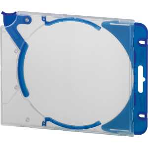 Durable CD Box für 1 CD bl 5St QUICKFLIP m Abheftclip