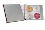 Durable CD Ringbuch für 96 CDs sw/si mit 10...