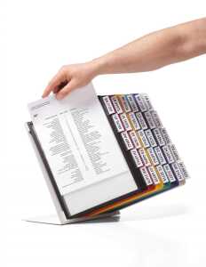 Durable Sichttafelsystem VARIO table30 Tischständer 30tlg plus Tafeln