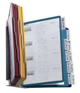 Durable Sichttafelsystem VARIO wall 20 Wandhalter 20tlg plus Tafeln