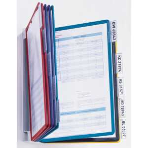 Durable Sichttafelsystem VARIO wall10 Wandhalter 10tlg m Tafeln