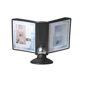 Durable Sichttafelsystem Drehständer Sherpa motion 10tlg. sw