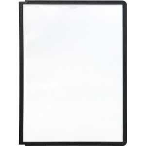 Durable Sichttafel A4 PP Rahmen sw für Aufnahmeelemente