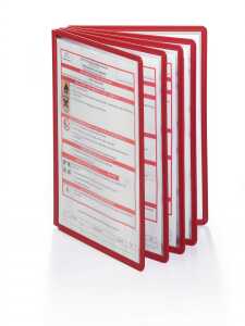 Durable Sichttafel DIN A4 rt SHERPA farbiger Kunststoffrahmen