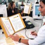 Durable Sichttafel DIN A4 ge SHERPA farbiger...