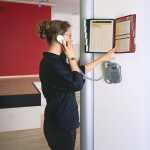 Durable Sichttafelsystem SHERPA wall Wandhalter 10 Tafeln f sort