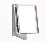 Durable Sichttafelsystem SHERPA wall Wandhalter 10 Tafeln gr sw