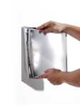 Durable Sichttafelsystem SHERPA wall Wandhalter 10 Tafeln gr sw