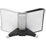 Durable Sichttafelsystem 10 Tafeln A4 Tafeln gr/sw Tischständer gr