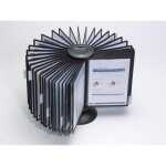 Durable Sichttafelsystem carousel 40 Drehständer m 40 Tafeln+Reiter