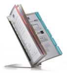 Durable Sichttafelsystem table 20 Tischständer m 20 Tafeln 5607