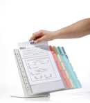 Durable Sichttafelsystem table 20 Tischständer m 20 Tafeln 5607