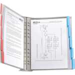 Durable Sichttafelsystem Wandset Wall Wandhalter und 10 Tafeln 5607