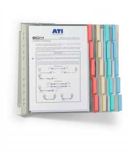 Durable Sichttafelsystem Wandset WALL Wandhalter mit 20 Tafeln 5607