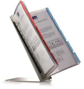 Durable Sichttafelsystem table 10 Tischständer m 10 Tafeln 5607