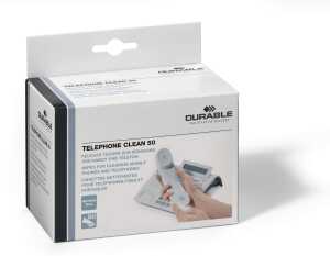 Durable Reinigungstuch f Telefon 50St 50 einzeln verpackte Tücher