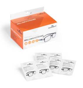 Durable Brillenputztücher 2er-Set ws Inhalt: 50 Sets bzw 100ST