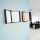 Durable Sichttafelsystem SHERPA style Wandhalter mit 10 Tafeln sw/gr