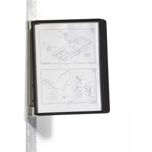 Durable VARIO MAGNET WALL 5 magnetisch mit 5 Tafeln sw