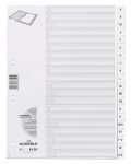Durable Ordnerregister A4 A-Z 20tlg ws geprägte Taben
