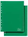 Durable Ordnerregister f A4 1-52 gn 2 Abläufe geprägte Taben
