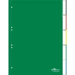 Durable Ordnerregister 5tlg 0-5 gn f A4 umschweißte Taben