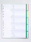 Durable Ordnerregister 5tlg 0-5 gn f A4 umschweißte Taben