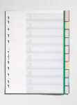 Durable Ordnerregister für A4 10tlg gn umschweißte Tabe