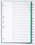 Durable Ordnerregister für A4 15tlg gn umschweißte Tabe