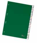 Durable Ordnerregister für A4 20tlg gn umschweißte Tabe