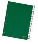 Durable Ordnerregister für A4 20tlg gn umschweißte Tabe
