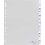 Durable Ordnerregister für A4 tr Überbreite 12tlg umschweißt