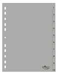Durable Ordnerregister für A4 1-10 gr 10tlg geprägte Taben