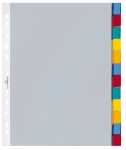 Durable Ordnerregister Hüllenreg tr für A4 12tlg umschweißte Tabe