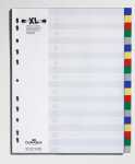 Durable Ordnerregister A4 hoch 20tlg Überbreite...