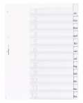 Durable Ordnerregister 1-12/Jan-Dez tr für A4 mit umschweißten Taben
