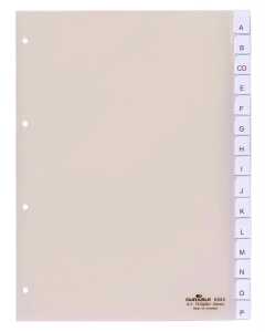 Durable Ordnerregister A4 0-15 tr umschweißte Taben