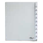 Durable Ordnerregister f A4 0-10 tr umschweißt...