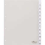 Durable Ordnerregister 1-12/Jan-Dez tr überbreit u umschweißte Taben