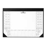 Durable Schreibunterlage sw 590x420mm mit Kalenderblock