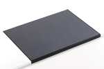 Durable Schreibunterlage 650x520mm sw Vollsichtplatte Kantenschutz