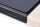 Durable Schreibunterlage 650x520mm sw Vollsichtplatte Kantenschutz