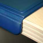 Durable Schreibunterlage 650x520mm bl Vollsichtplatte Kantenschutz